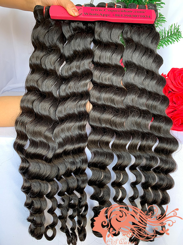 Csqueen 9A Paradise wave Hair Weave 12 Bundles Unprocessed Virgin Human Hair - Click Image to Close
